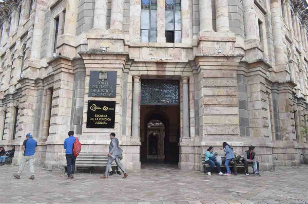 Instalaciones de la Corte Provincial de Justicia del Azuay en Cuenca.