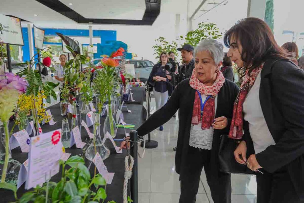 Una exposición de flores se puede disfrutar en la edición 12 de la Exposición Estándar de Flores en el Concesionario Metrocar Chevrolet.