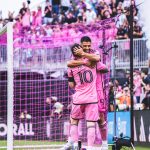 Suárez y Messi celebran gol del Inter Miami ante Orlando. Foto: Inter Miami