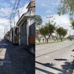 Antes y después de lo que prevé hacer el proyecto en el sector de Cristo Rey, en Cuenca.