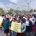 Las organizaciones defensoras del agua efectuaron ayer una marcha por las calles de Cuenca. Piden respeto a la voluntad soberana y una mayor preocupación de autoridades. BPR