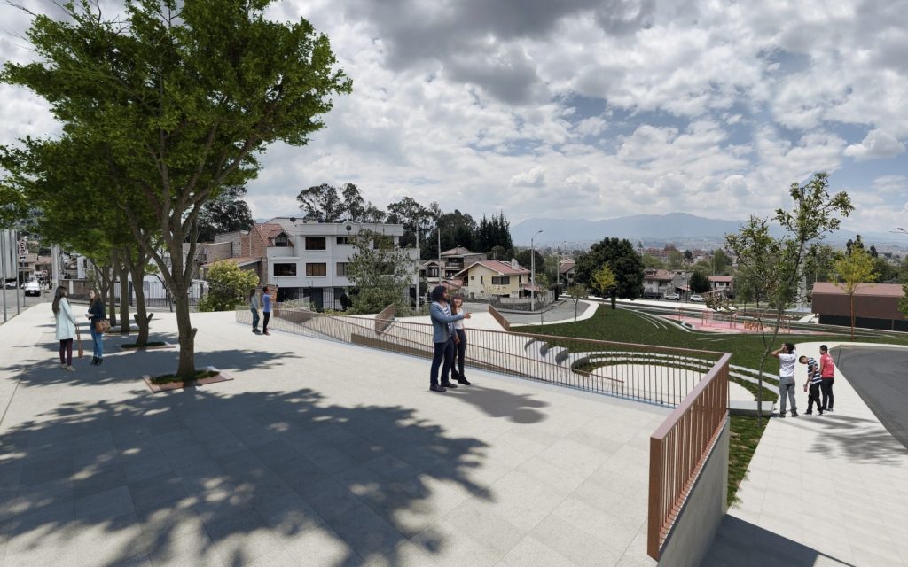 En la imagen se observa cómo quedará el parque del Ferrocarril tras finalizar su ejecución. Los trabajos iniciarán en mayo. Cortesía