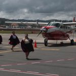 El “taxi aéreo” se presentó ayer de forma oficial aunque opera desde el pasado mes de diciembre del presente año. Cubre rutas desde Cuenca a otros sectores del país. XCA