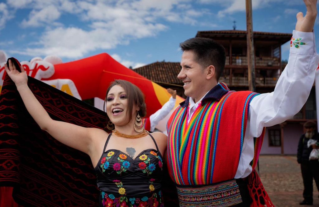 Durante el lanzamiento de la agenda de fiestas de Fundación de Cuenca se presentaron artistas locales.