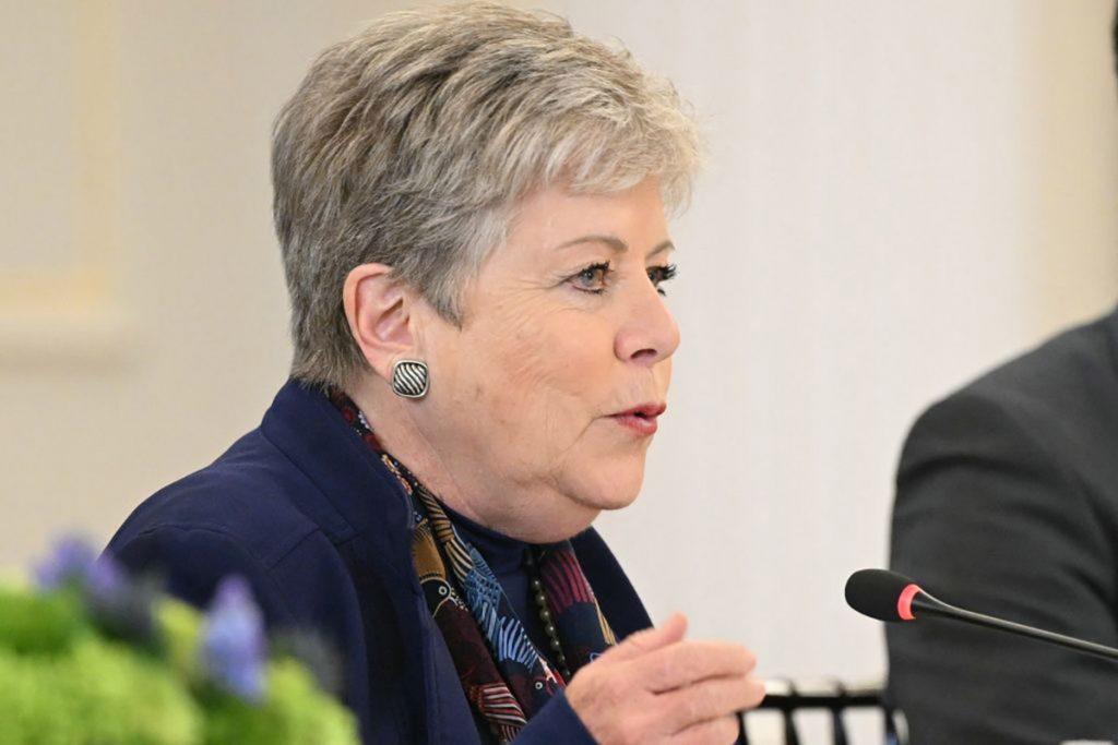 Alicia Bárcena, canciller de México, se pronunció sobre la posible demanda penal contra Ecuador. /EFE