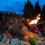 El Municipio de Cuenca recuperó la figura de El Dragón en el parque que lleva su nombre.