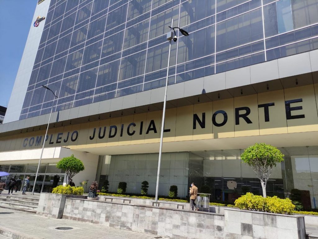 La audiencia de apelación a la prisión de Sebastián Barreiro se instaló este miércoles 3 de abril de 2024 en el Complejo Judicial Norte, en Quito.