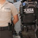 El policía fue aprehendido en el Comando azuayo por el presunto delito de extorsión.