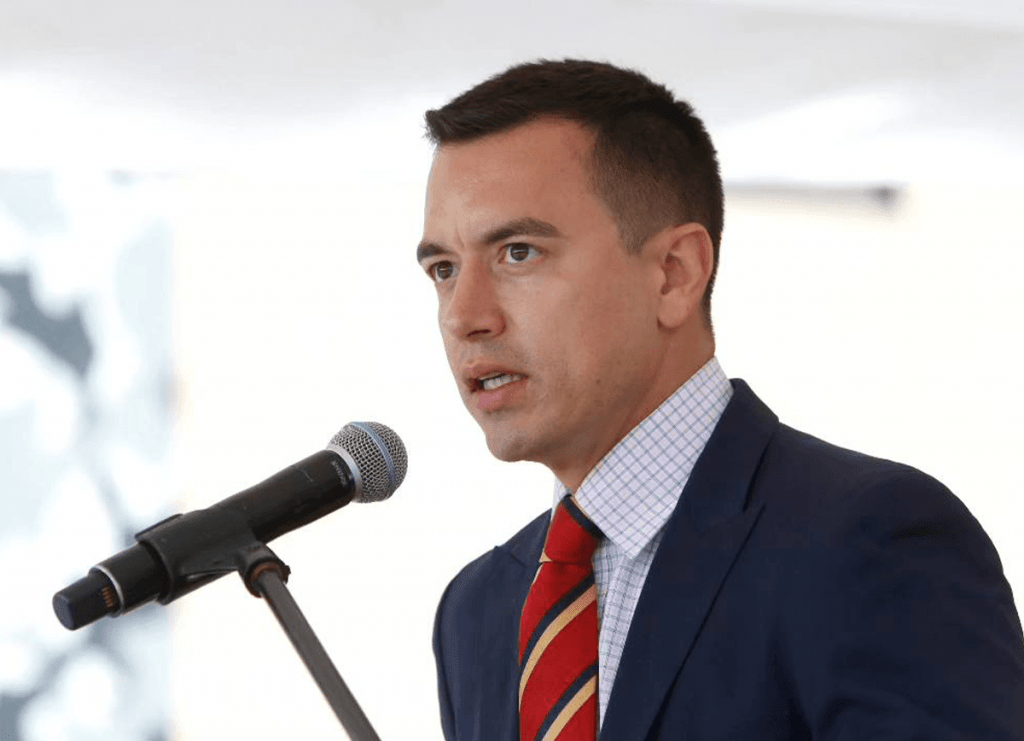 El presidente Daniel Noboa reaccionó al operativo dentro del ‘caso Plaga’ liderado por la Fiscalía.