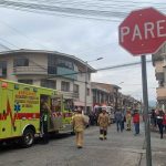 Accidente registrado en las calles Gaspar Sangurima y Miguel Heredia. /KOQ