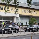 Una amenaza de bomba en el Complejo Judicial norte de Quito provocó el desalojo del personal.