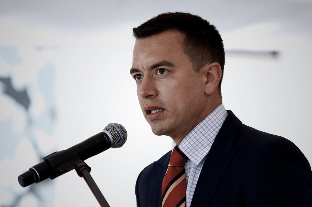 El presidente Daniel Noboa declaró estado de excepción.