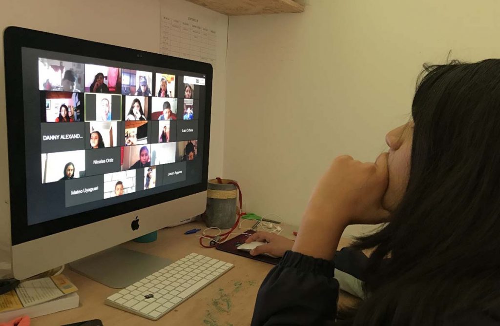 La oferta de becas incluye carreras que se desarrollarán a través de la virtualidad. / Xavier Caivinagua