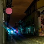 La noche del lunes se registró un apagón en el Centro Histórico de Cuenca.