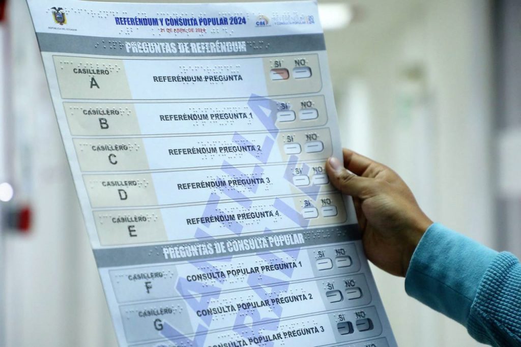 Representantes del Consejo Nacional Electoral (CNE), anunciaron que el resultado de la Consulta Popular tendrá demoras. Foto CNE