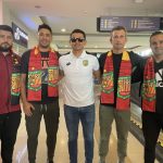 Igor Oca junto a su cuerpo técnico y Luis Fernando Saritama