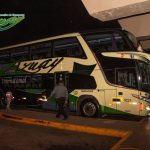 La Cooperativa de Transportes Azuay realiza la ruta entre Cuenca y la ciudad de Chiclayo, norte del Perú.