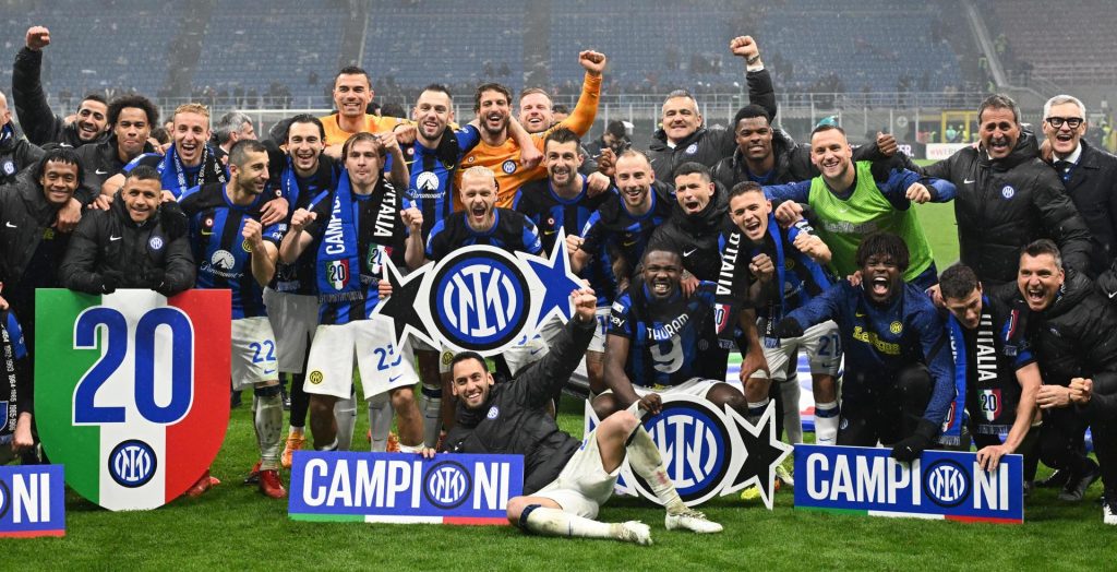 Inter de Milán suma su título 20 en la Serie 'A' de Italia. Foto: EFE