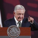 El presidente de México, Andrés Manuel López Obrador, en rueda de prensa matutina en Palacio Nacional, de la Ciudad de México.