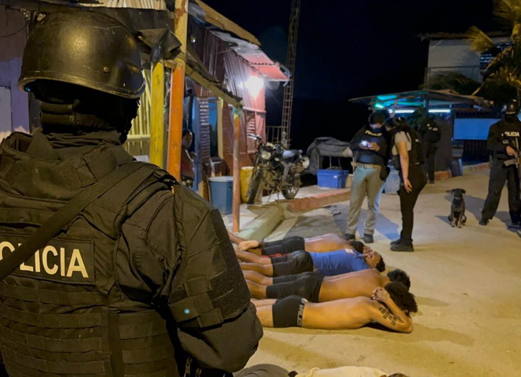 Operación “Gran Libertad 2” dejó como resultado 56 personas detenidas, en varias provincias de Ecuador. Cortesía