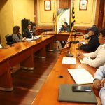 Los representantes de la Municipalidad con los del Consejo de la Judicatura (CJ) se reunieron para organizar la designación de los jueces de paz. Cortesía