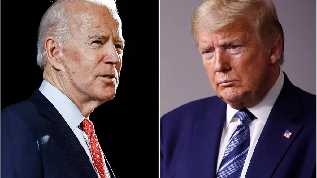 demócrata Joe Biden, y el expresidente y precandidato republicano, Donald Trump, acordaron este miércoles mantener al menos dos debates presidenciales televisados,