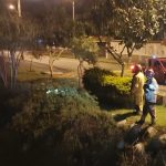 El Cuerpo de Bomberos realizó una búsqueda en el río Tomebamba.