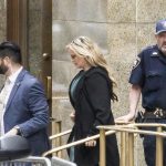 La actriz porno Stormy Daniels volvió a subir al estrado este jueves en el juicio penal contra el expresidente Donald Trump
