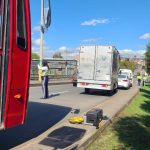El accidente de tránsito, en el que falleció una joven de 22 años, se registró en la avenida Gonzales Suárez y calle Cumandá. /KOQ