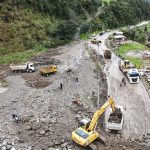 La vía Cuenca – Molleturo – El Empalme esta cerrada. Este es estado actual de la vía, debido a deslizamientos que se registraron el sábado 4 de mayo de 2024.