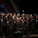 El coro infantil del conservatorio José María Rodríguez se prepara para el estreno de la ópera infantil.