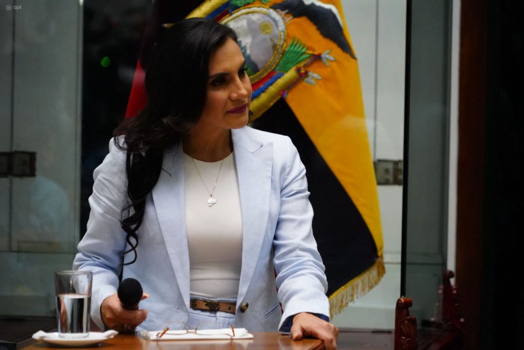 Verónica Abad, vicepresidenta del Ecuador.