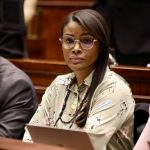 La fiscal Diana Salazar durante su comparecencia ante la Comisión de Fiscalización de la Asamblea Nacional.