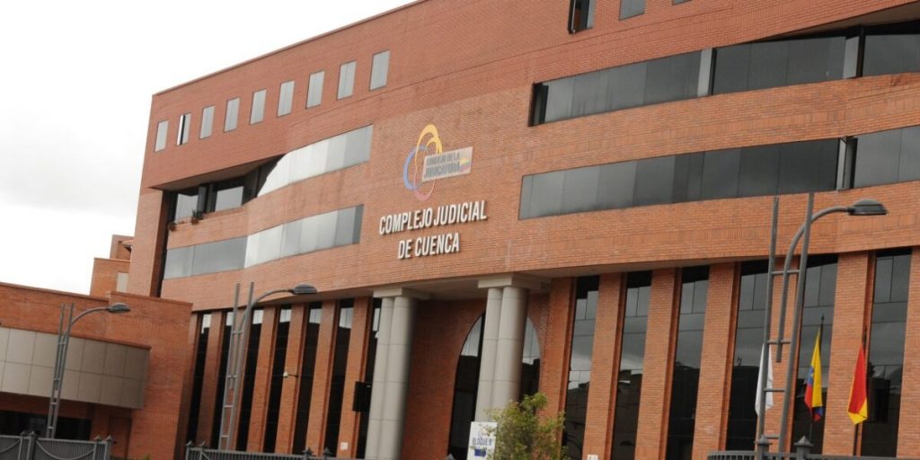 La audiencia de juicio contra Wiston Paúl R. se cumplió en el Complejo Judicial de Cuenca.