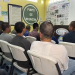 Migrantes con problemas de drogadicción acuden a terapias, el 26 de mayo de 2024 en Ciudad Juárez, Chihuahua (México). Organizaciones que atienden a personas con adicciones en la frontera de México con Estados Unidos alertan de que el consumo de fentanilo ha alcanzado a migrantes que llegan a Ciudad Juárez, donde algunos ya llegan con problemas de consumo de drogas desde sus países. EFE