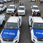 Camionetas entregadas para la conformación de un corredor seguro vial entre las provincias de Azuay y Guayas.