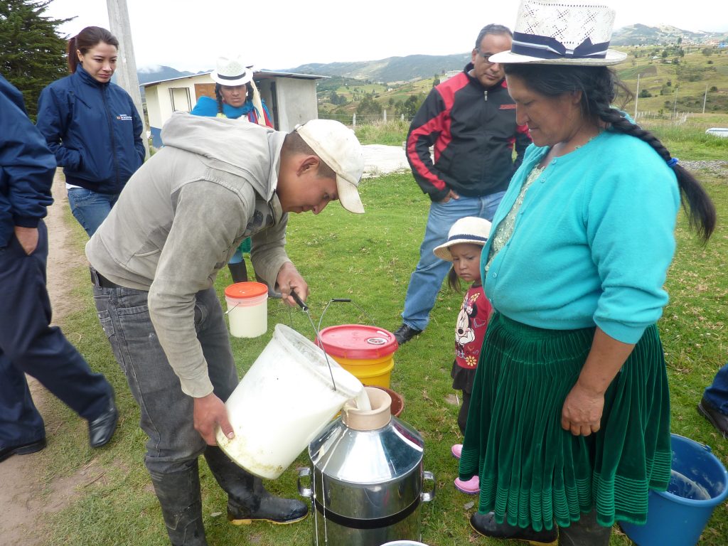 La Sierra ecuatoriana es la principal región de producción de leche en el país. /Archivo