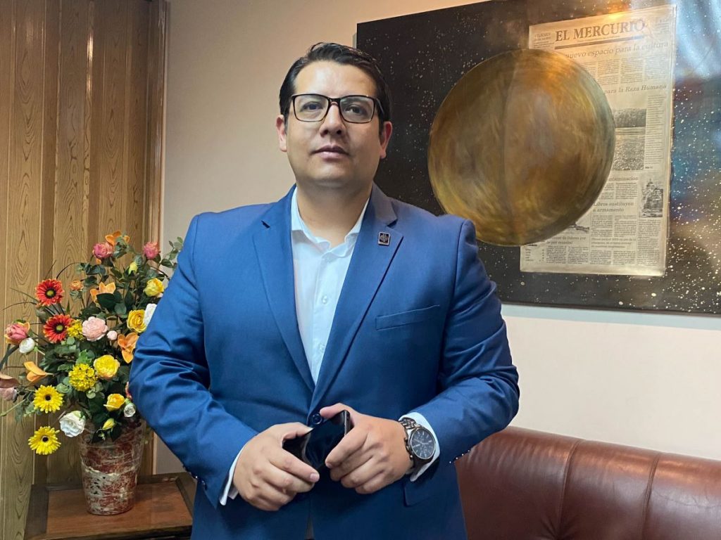 Adrián Rodríguez, presidente de la Cámara Inmobiliaria Ecuatoriana (CAINEC), en entrevista en El Mercurio.