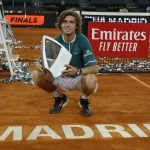 Rublev es ganador del Masters 1.000 de Madrid. Foto: EFE