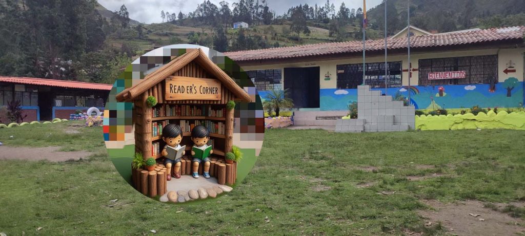 En la Unidad Educativa Teresa de Jesús Torres se busca implementar un biblioteca verde.