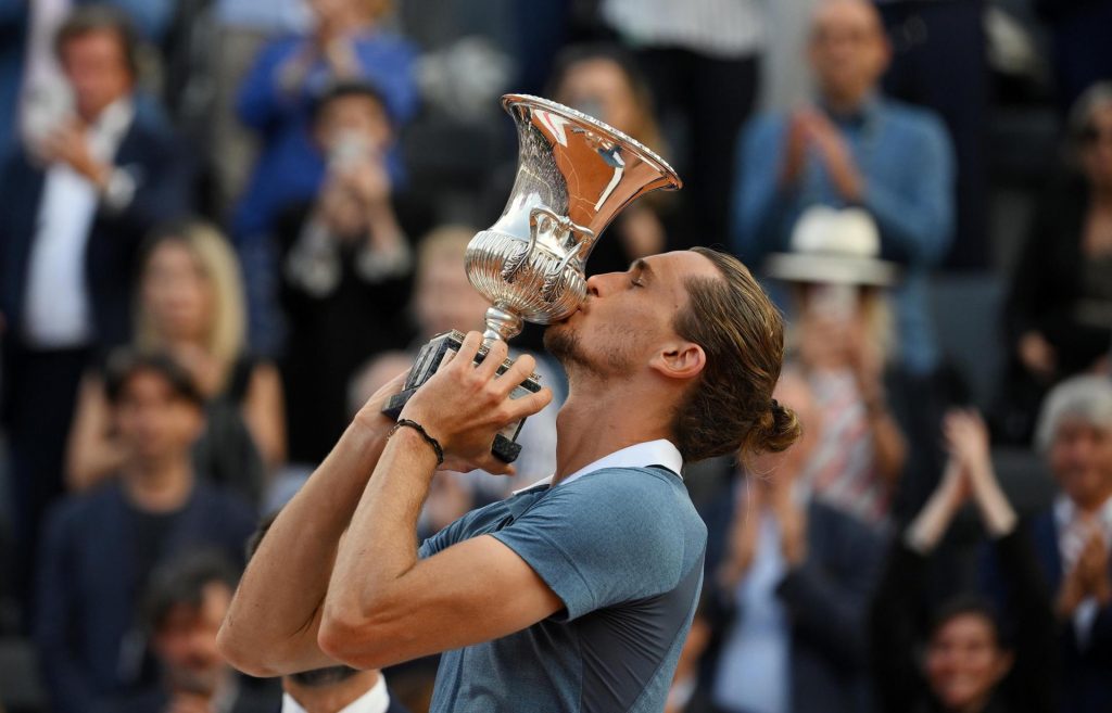 Alexander Zverev es campeón del Masters 1.000 de Roma