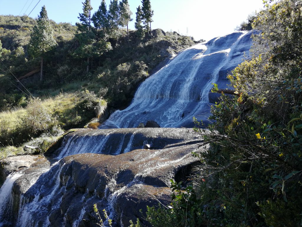 La cascada La Sábana es una de las maravillas naturales que tiene la provincia de Azuay y el cantón Santa Isabel. /FCS