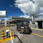 La planta ya está en el aeropuerto Mariscal Lamar de Cuenca. Arribó a la ciudad este fin de semana. /Cortesía