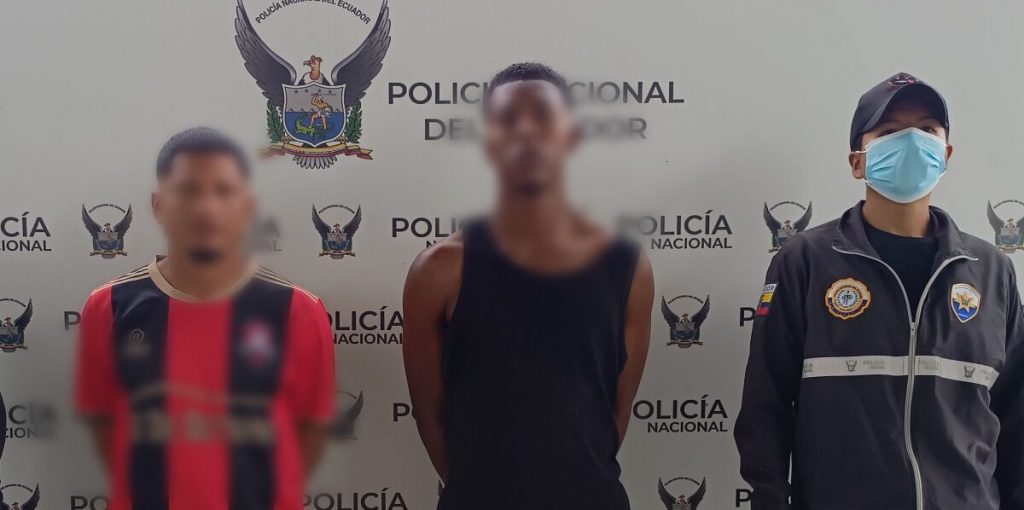 La Policía Nacional capturó a alias “Pepón” y a alias “Piña”, requeridos por la justicia ecuatoriana.