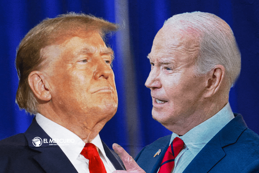 l presidente estadounidense, Joe Biden, y su rival, el expresidente Donald Trump