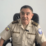 Pablo Guachamín, jefe de la Subzona de Azuay, dio detalles de los delitos como robos, en Azuay.