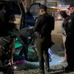 Policía Nacional realiza operativo de objetos prohibidos a vehículos en Camilo Ponce Enríquez. Cortesía