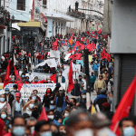 El Frente Unitario de Trabajadores (FUT), anunció una movilización nacional para el 4 de julio de 2024 en contra al alza del precio de los combustibles. Foto EFE