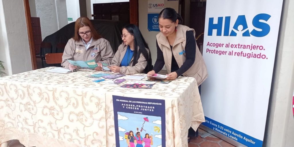 La Organización No Gubernamental Internacional (HIAS) trabaja con personas en situación de vulnerabilidad. JRU