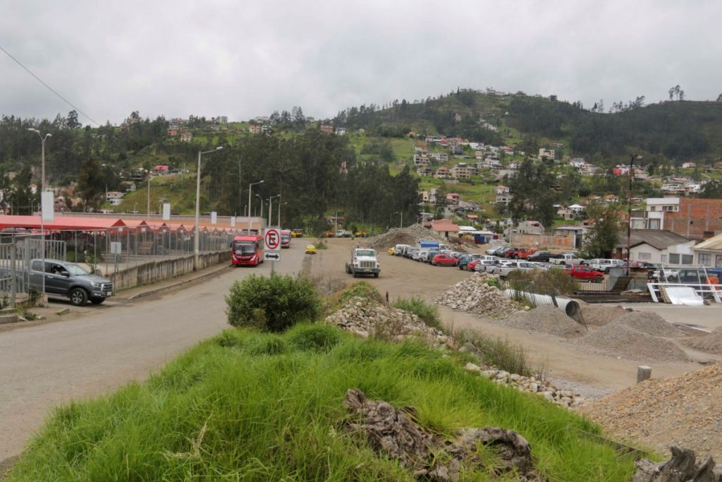 Espacio donde se planifica la construcción de la Nueva Estación de Transferencia Sur de Cuenca.